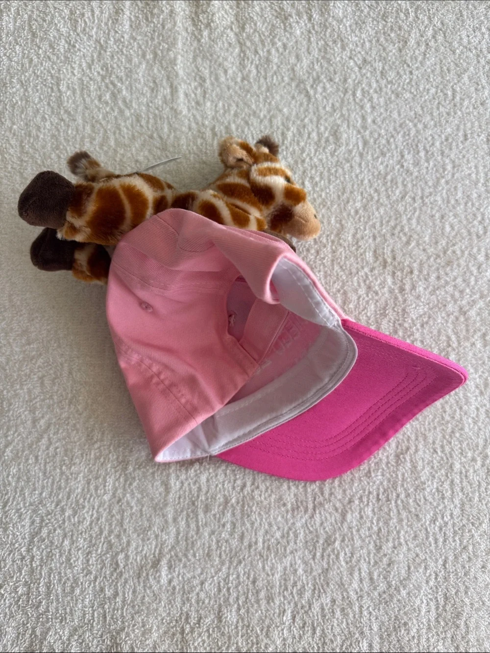 Zoologee San Diego Zoo & Safari Park Pink Plush Giraffe Kids Cap Hat